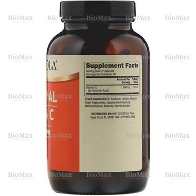 Липосомальный витамин С, Liposomal Vitamin C, Dr. Mercola, 1000 мг, 180 капcул