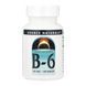 Вітамін B6 (піридоксин), Vitamin B-6, Source Naturals, 100 мг, 100 таблеток