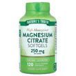 Магній цитрат, Magnesium Citrate, Nature's Truth, 250 мг, 120 гелевих капсул швидкого вивільнення (125 мг в гелевій капсулі)