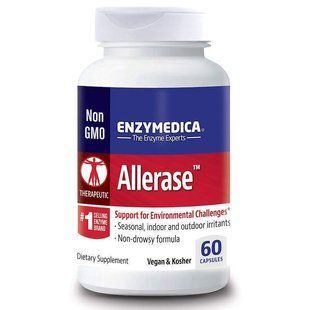 Ферментный комплекс для сезонного комфорта, Allerase, Enzymedica, 60 капсул