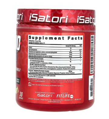 Аминокислоты ВСАА, Isatori, Amino-Gro, лимонад с глазурью, 300 г
