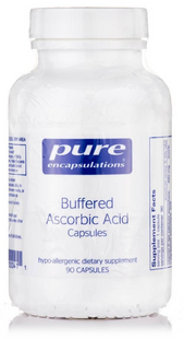 Ascorbic Acid, Pure Encapsulations, 1000 мг, 90 капсул