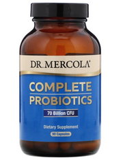 Пробиотики комплекс, Complete Probiotics, Dr. Mercola, 70 млрд КОЕ, 90 капсул