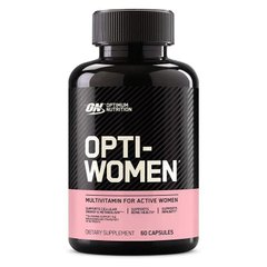 Мультивітаміни для жінок, Opti-Women, Optimum Nutrition, 60 капсул
