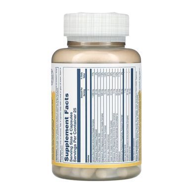 Мультимінерали без заліза, Mega Multi Mineral Iron Free, Solaray, 100 капсул