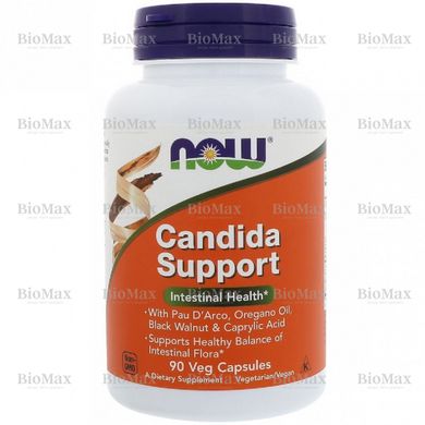 Противокандидний засіб, Candida Support, Now Foods, 90 капсул