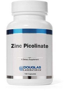 Цинк піколінат, Zinc Picolinate, Douglas Laboratories, 50 мг, 100 капсул