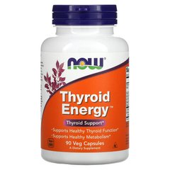 Для щитовидной железы, Thyroid Support, Now Foods, 90 капсул