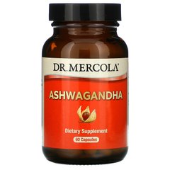 Ашваганда, Ashwagandha, Dr. Mercola, 60 капсул