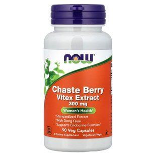 Ягоди вітексу і Донг Квай, Berry Vitex, Dong Quai, Now Foods, екстракт, 300 мг, 90 вегетаріанських капсул