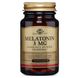 Мелатонин, Melatonin, Solgar, 3 мг, 60 жевательных таблеток
