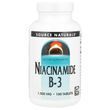 Ниацинамид (В3), Niacinamide, B-3, Source Naturals, 1500 мг, 100 таб.