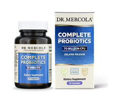 Пробиотики комплекс для пищеварительной системы, Complete Probiotics, Dr. Mercola, 70 миллиардов, 30 капсул