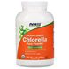Хлорелла, чистий порошок, Certified Natural Chlorella, Pure Powder, Now Foods, 454 г