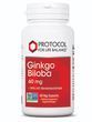 Гінкго Білоба, Ginkgo Biloba, Protocol for Life Balance, 60 мг, 60 веганських капсул