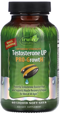 Повышение тестостерона, Optimum-Strength Testosterone UP Pro-GrowtH, Irwin Naturals, 60 таблеток