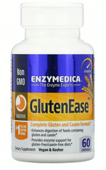 Ферменты для переваривания глютена, GlutenEase, Enzymedica, 60 капсул