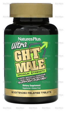 Формула тестостерону ультра для чоловіків (Ultra GHT Male), NaturesPlus, 90 таблеток