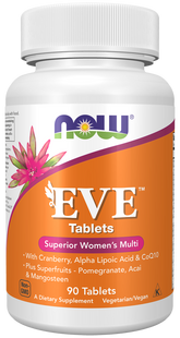 Вітаміни для жінок Єва, Eve, Women's Multi, Now Foods, чудовий комплекс, 90 таблеток