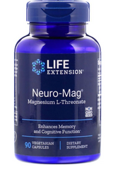 Магний L-треонат (Neuro-Mag), Life Extension, 144 мг, 90 капсул