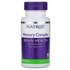 Комплекс для поддержки памяти, Memory Complex, Natrol, 60 таблеток