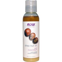 Масло Ши, Shea Nut Oil, Now Foods, 118 мл