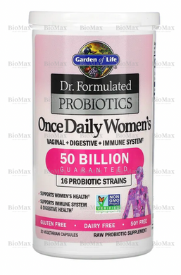 Пробіотики для жінок, Women's Probiotics, Garden of Life, 50 млрд, 30 капсул