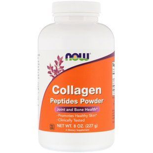 Пептиди колагену, Collagen Peptides, Now Foods, порошок, 227 г