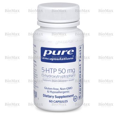 5-HTP (5-гідроксітріптофана), Pure Encapsulations, 50 мг, 60 капсул