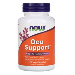 Витамины для глаз, Ocu Support, Now Foods, 120 капсул