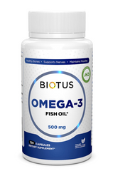 Омега-3 риб'ячий жир, Omega-3 Fish Oil, Biotus, 120 капсул