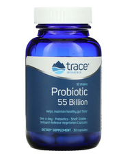 Пробіотик, Probiotic, Trace Minerals Research, 55 млрд, 30 капсул