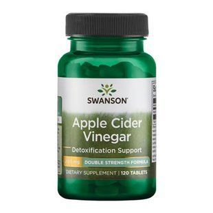 Яблучний оцет, Apple Cider Vinegar, Swanson, 200 мг, 120 таблеток