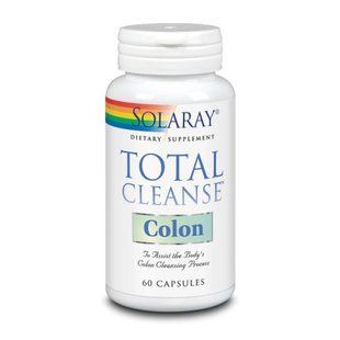 Трав'яний комплекс для кишківника, Total Cleanse Colon, Solaray, 60 вегетаріанських капсул