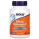 Риб'ячий жир, Oмега 3, Ultra Omega-3, Now Foods, 500 EPA/250 DHA, 90 капсул