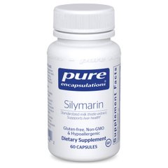 Силимарин, Silymarin, Pure Encapsulations, 60 капсул