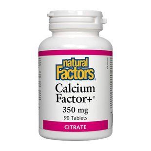 Кальцій цитрат, Calcium Citrate, Natural Factors, 350 мг, 90 таблеток