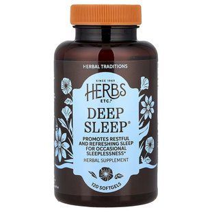 Здоровий сон, Deep Sleep, Herbs Etc., 120 капсул