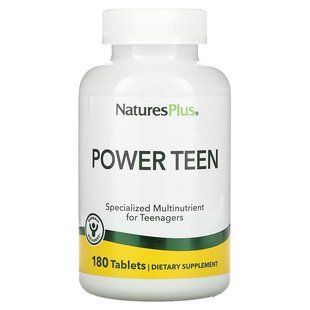 Вітаміни для підлітків, Power Teen, Nature's Plus, 180 таблеток