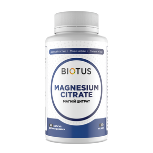 Магній цитрат, Magnesium Citrate, Biotus, 90 капсул
