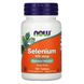 Селен, Selenium, Now Foods,100 мкг, 100 таблеток