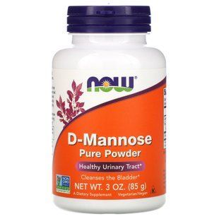 Порошок Д-манноза, D-Mannose, Now Foods, 85 г