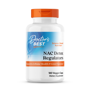 Ацетилцистеїн, NAC Detox Regulators, Doctor's Best, 180 капсул