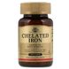 Хелатное железо, Chelated Iron, Solgar, 25 мг, 100 таблеток