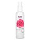 Омолаживающий спрей с розовой водой, Rejuvenating Rosewater Spray, Now Foods, 118 мл