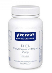 ДГЕА, DHEA, Pure Encapsulations, 25 мг, 180 капсул