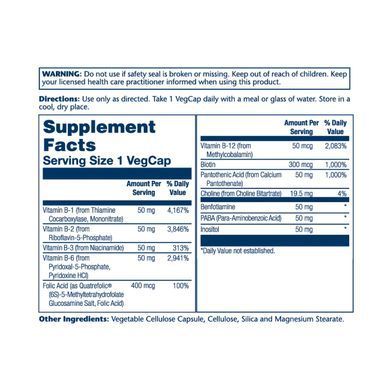 Метил B-комплекс 50, Methyl B-Complex 50, Solaray, 60 вегетаріанських капсул