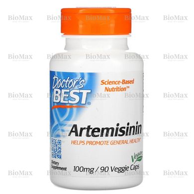 Артемизинин, Artemisinin, Doctor's Best, 100 мг, 90 капсул