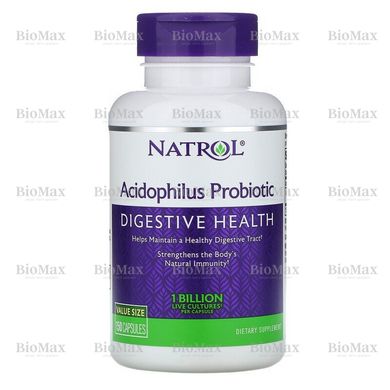 Пробіотики, Acidophilus, Natrol, 1 млрд., 150 капсул