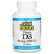 Витамин Д-3, Д3, Vitamin D3, Natural Factors, 2000 МЕ, 90 таблеток